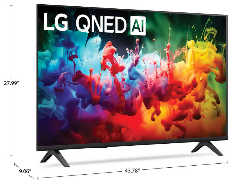 Téléviseur intelligent Mini DEL LG QNED75B 4K de 43 po avec webOS (43QNED75BUA.ACC) - modèle 2026
