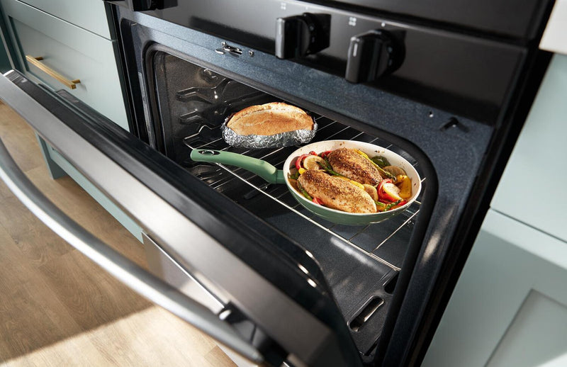 Cuisinière à gaz Whirlpool de 5,3 pi³ et de 30 po avec brûleur SpeedHeatMC - WFGS3530RS