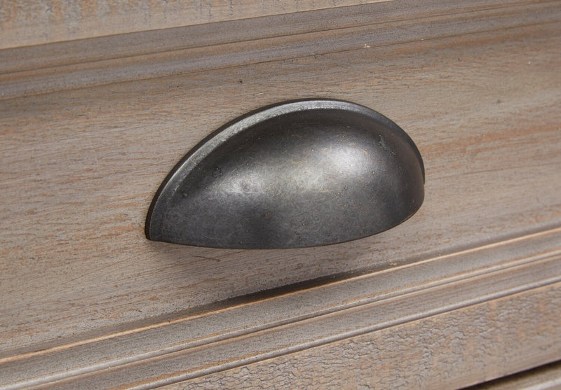 Meuble pour téléviseur traditionnel Wesley de 80 po avec rangement et système de gestion des câbles pour téléviseurs jusqu’à 85 po - gris tourterelle