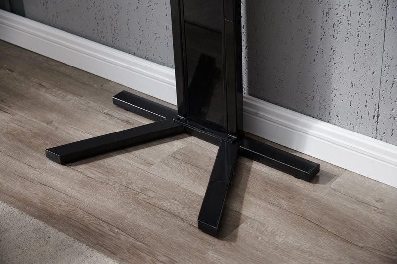 Meuble pour téléviseur Miller avec support et système de gestion des câbles pour téléviseurs jusqu’à 80 po - noir