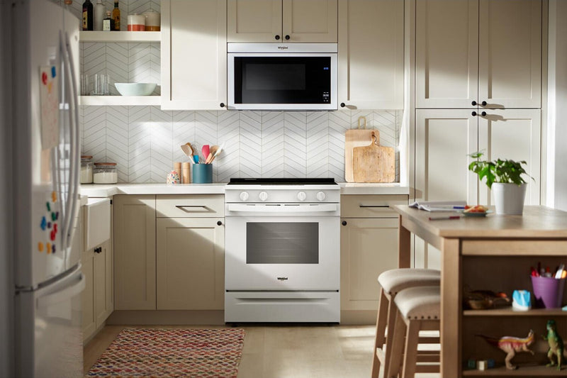 Cuisinière électrique Whirlpool de 5,3 pi³ et de 30 po avec cuisson à air - blanche - YWSES4530TW