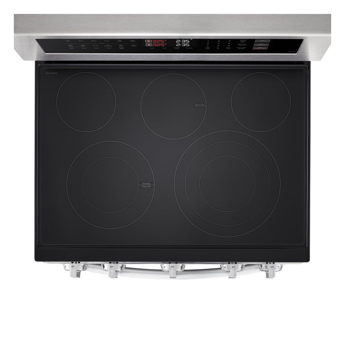 Cuisinière intelligente électrique LG à four double de 7,3 pi3 avec convection ProBake ConvectionMD - acier inoxydable - LDEL7324SE