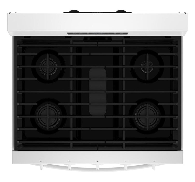 Cuisinière à gaz Whirlpool de 5,0 pi3 avec cuisson à air – blanche - WFGS5730SW