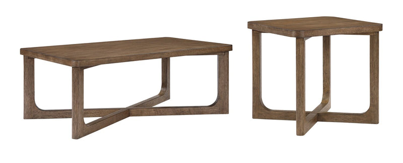 Table à café Maxwell de 48 po - noyer brun clair