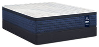  Ensemble matelas ferme à Euro-plateau Stonehaven Vanguard de Serta pour grand lit
