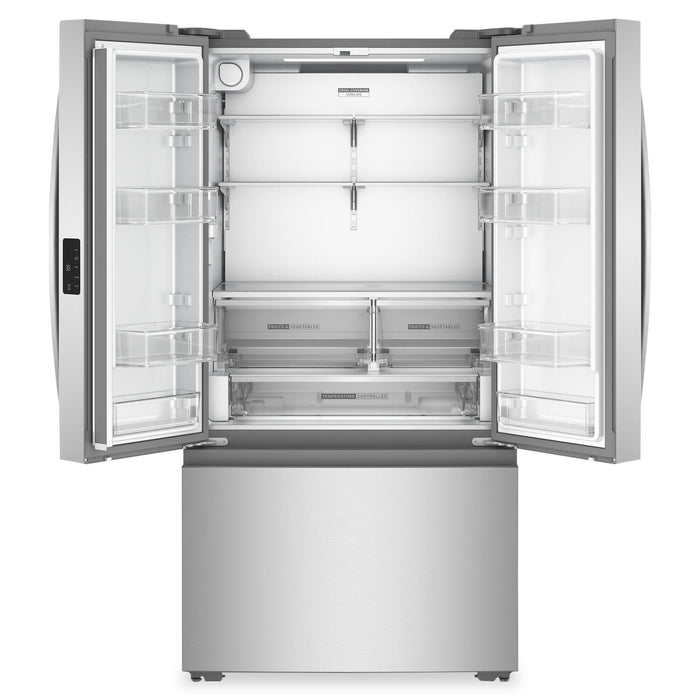 Réfrigérateur Whirlpool de 24 pi3 et de 36 po de profondeur comptoir véritable à portes françaises - acier inoxydable - WRFC3036RZ