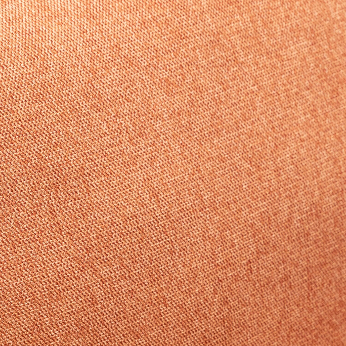 Sofa Kassia de Kort & Co. de 80 po de format condo en tissu d’apparence lin avec base et pattes en bois - orange