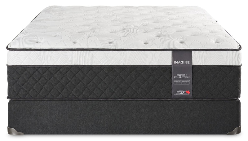 Ensemble matelas moelleux à Euro-plateau Encore Imagine de Springwall pour grand lit 