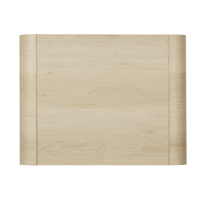 Table de nuit Odin de 18 po (l) x 25,75 po (H) avec tablette de rangement - naturelle