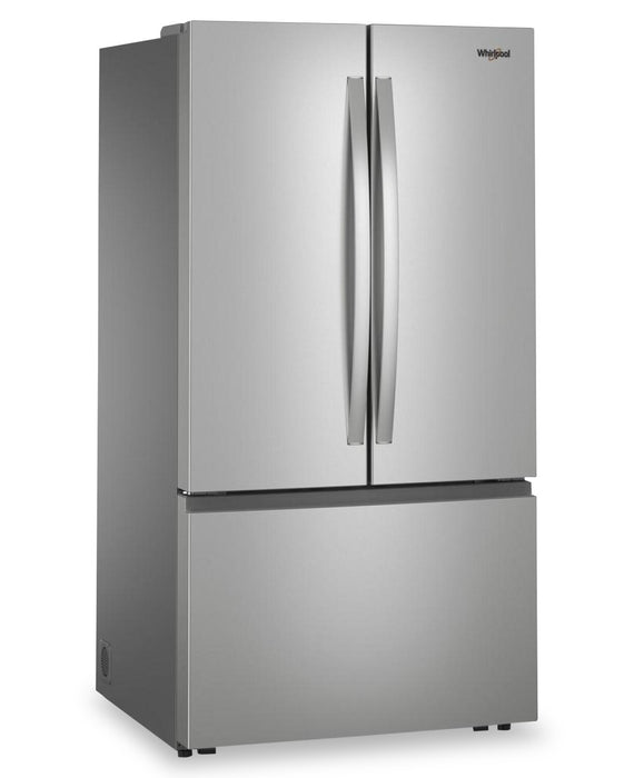 Réfrigérateur Whirlpool de 36 po et de 31 pi3 à portes françaises avec machine à glaçons - acier inoxydable - WRFF3136SZ