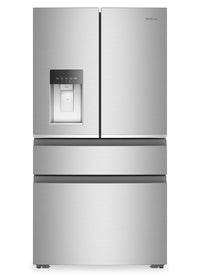 Réfrigérateur Whirlpool de 22 pi3 et de 36 po de profondeur comptoir véritable à portes françaises - acier inoxydable - WRMC7036RZ