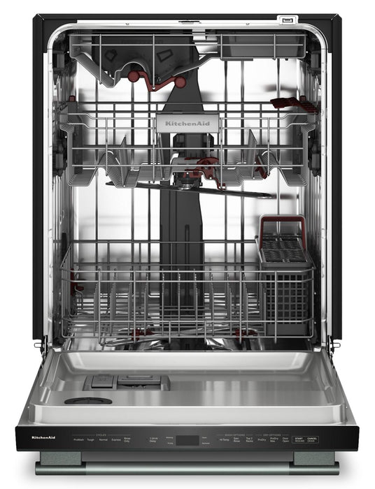 Lave-vaisselle KitchenAid de 24 po et de 44 dBA avec troisième panier 360° Max JetsMC - genièvre - KDTS624SJP