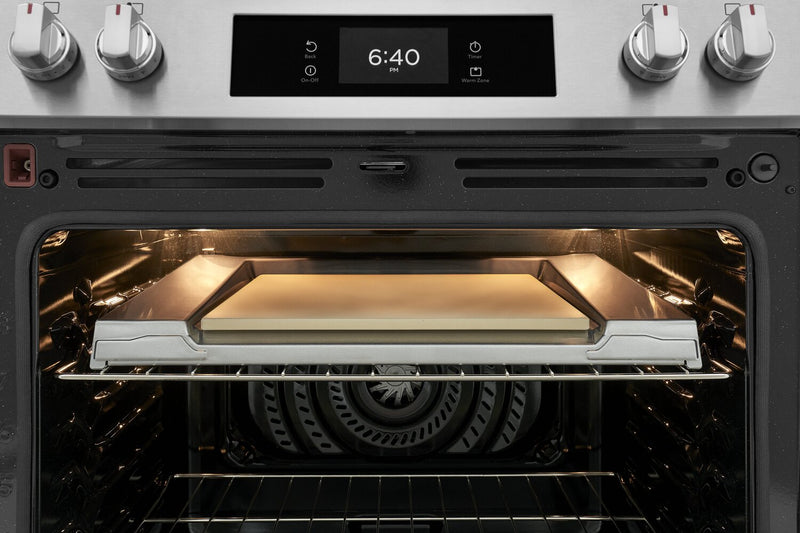 Cuisinière électrique Frigidaire Gallery de 6,2 pi³ avec pizza cuite sur pierre - acier inoxydable Smudge-ProofMD - GCFE307CBF 