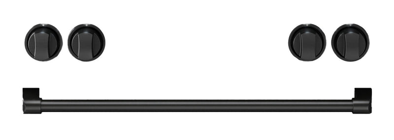 Ensemble de poignées et de boutons Thor Kitchen noir pour cuisinière de 30 po - CKA-RE30-BLK