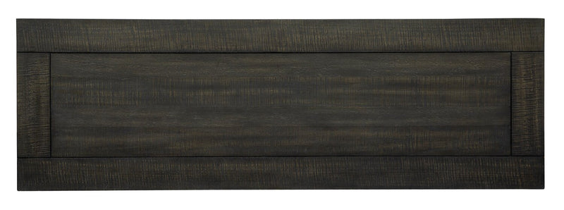 Table de salon traditionnelle Hanson de 50 po en pin - graphite