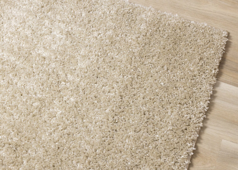 Carpette à poil long Pascal beige - 7 pi 10 po x 10 pi 6 po