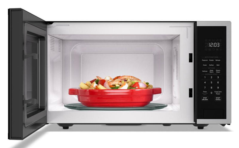 Four à micro-ondes de comptoir KitchenAid de 1,6 pi3 - acier inoxydable PrintShieldMC - YKMCS122SPS
