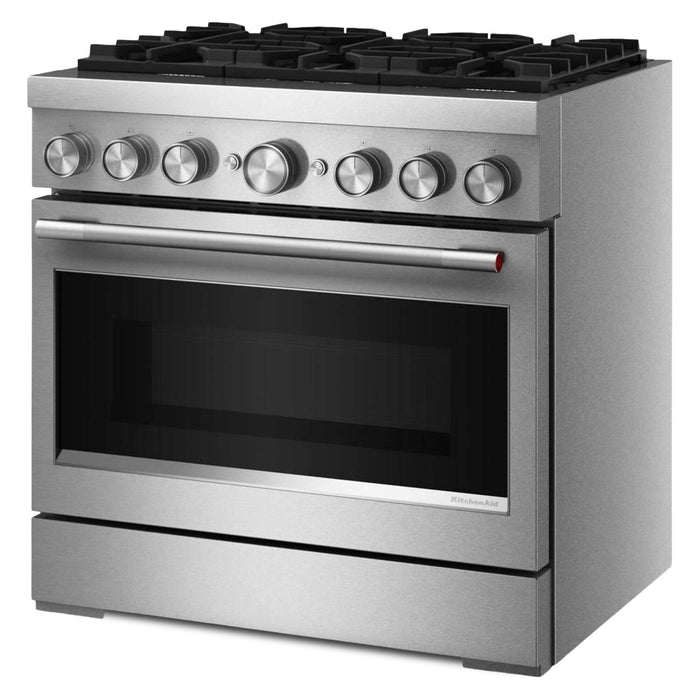 Cuisinière hybride KitchenAid de 5,1 pi3 avec friture à air sans préchauffage - acier inoxydable - KFDS936SSS 
