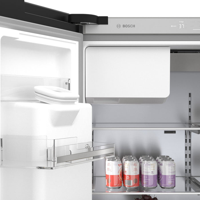 Réfrigérateur Bosch de 21,6 pi³ à portes françaises à congélateur inférieur - Acier inoxydable noir - B36CD52SNB
