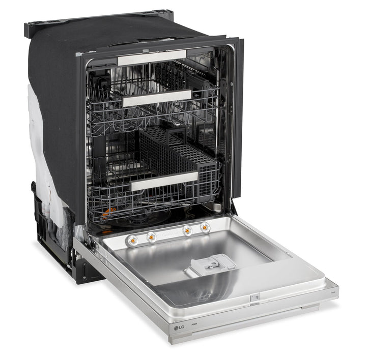  Lave-vaisselle encastré LG à 42 dBA de 24 po avec commandes sur le dessus et QuadWashMD Pro - acier inoxydable - LDNTH753S