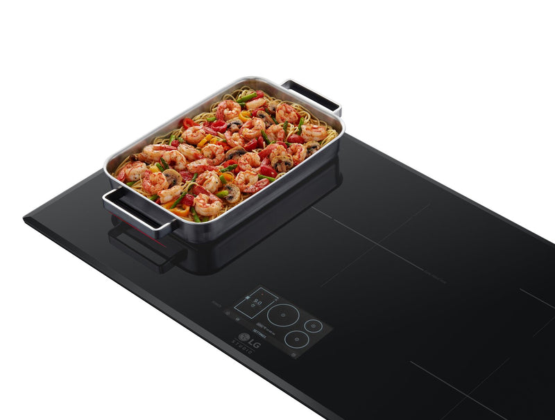 Surface de cuisson à induction LG Studio de 36 po à 5 brûleurs avec zone de cuisson polyvalente - CBIS3618BE