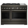 Cuisinière hybride KitchenAid de 6,3 pi³ à 6 brûleurs avec plaque chauffante - minerai noir - KFDD948SBE