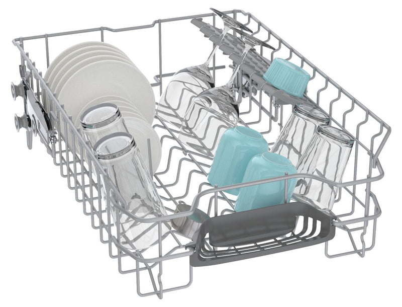 Lave-vaisselle intelligent Bosch série 300 de 18 po avec commandes à l’avant, PrecisionWash et 3e panier - SPE53C55UC