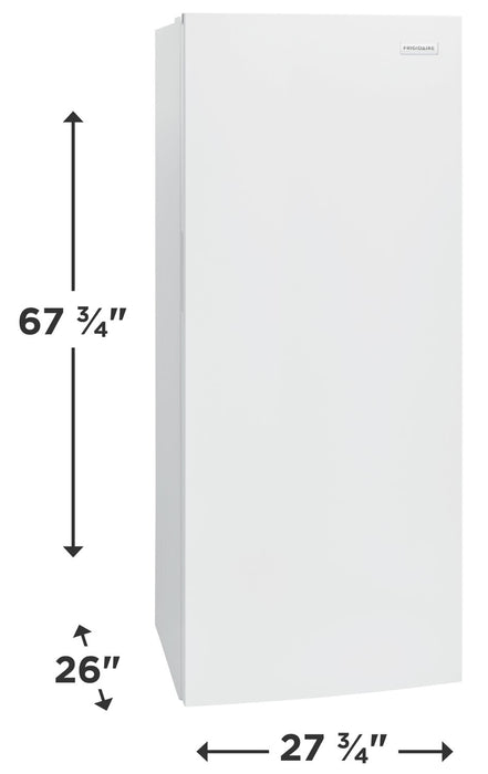 Congélateur vertical Frigidaire de 13 pi3 qui convient à une installation dans un garage - FFUE1326AW