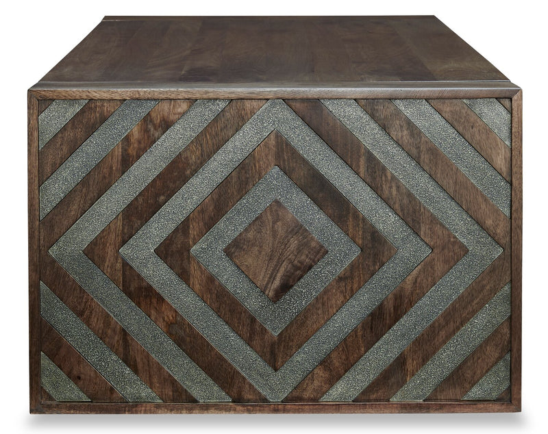 Table à café moderne Madden de 50 po - brune