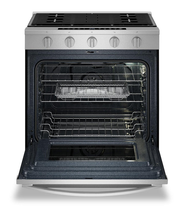 Cuisinière à gaz Whirlpool de 5 pi3 avec friture à air et brûleur SpeedHeatMC - acier inoxydable - WSGS7530RZ
