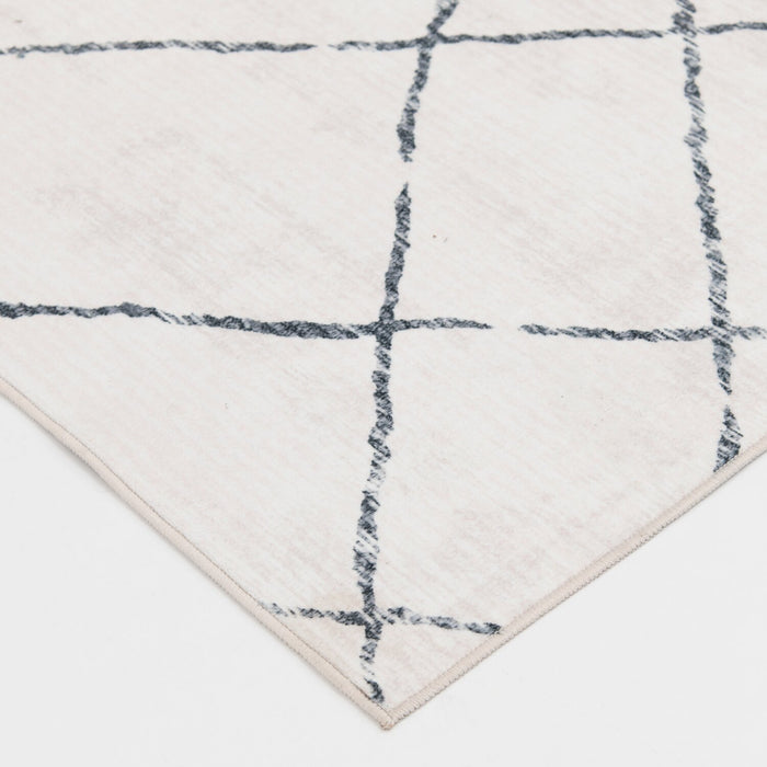 Carpette Selin ivoire lavable - 5 pi x 7 pi