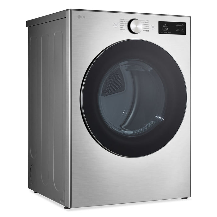 Sécheuse électrique intelligente LG à chargement frontal de 7,4 pi3 avec AI Sensor DryMC - acier graphite -  DLEX5800V