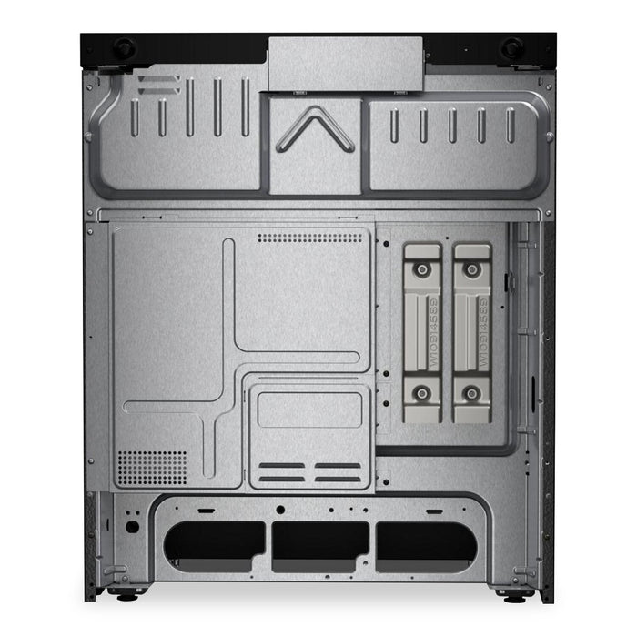 Cuisinière électrique Whirlpool de 5,3 pi³ et de 30 po avec cuisson à air - noire sur acier inoxydable - YWSES5030SV