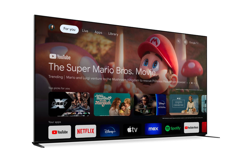  Téléviseur intelligent QLED Mini DEL SONY Bravia 9 UHD 4K de 65 po avec Google TVMC (K65XR90) - modèle 2024
