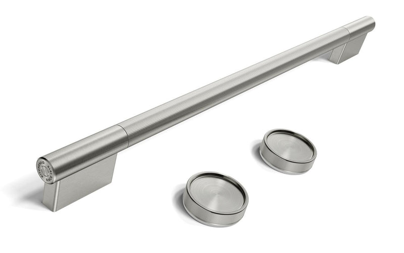 Trousse de poignées KitchenAid pour four mural simple ou micro-ondes encastrable 30 po – acier inoxydable – W11774412