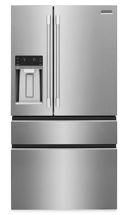 Réfrigérateur 4 portes Frigidaire Professional de 21 pi3 de profondeur comptoir à portes françaises - PRMC2290BF