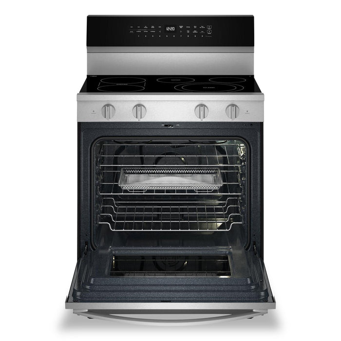 Cuisinière électrique Whirlpool de 5,3 pi³ avec friture à air et autonettoyage - acier inoxydable - YWFES7530RZ