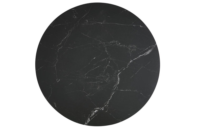 Ensemble 3 tables modernes Delancey de 31,5 po (table à café et 2 tables de bout) - noir