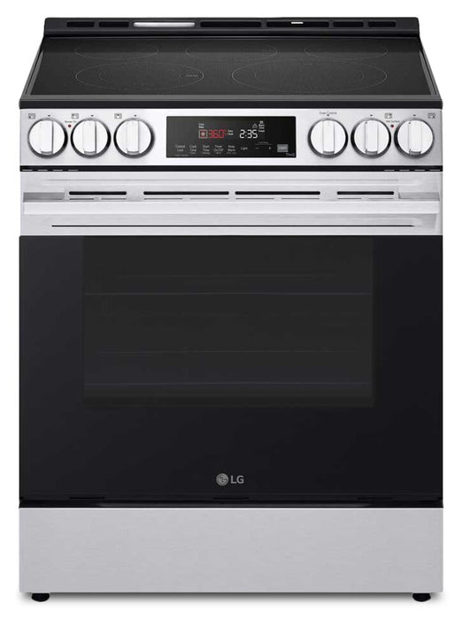 Cuisinière intelligente électrique LG de 6,3 pi³ avec EasyCleanMD - acier inoxydable résistant aux taches - LSEL6333XE