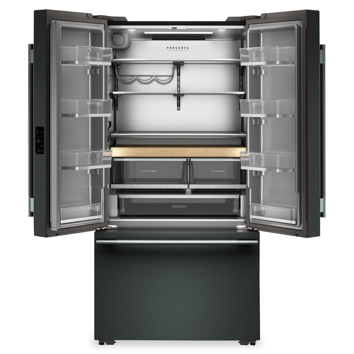 Réfrigérateur KitchenAid de profondeur comptoir à portes françaises avec distributeur d’eau interne - genièvre - KRFC336SJP