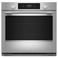 Four mural simple électrique intelligent KitchenAid de 30 po - acier inoxydable PrintShieldMC - KOES730SPS