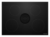 Surface de cuisson à induction NextGen de KitchenAid de 30 po à aspiration descendante avec 4 zones de cuisson - noire - KCID930SBL