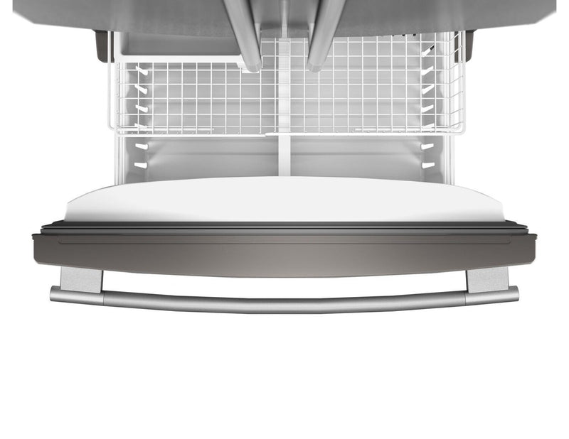 Réfrigérateur KitchenAid de 25 pi³ et de 36 po à portes françaises avec distributeur d’eau interne - KRFF136SPS
