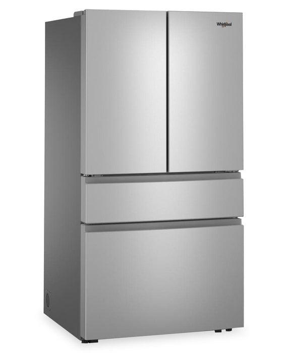 Réfrigérateur Whirlpool de 30 pi3 et de 36 po à portes françaises - acier inoxydable résistant aux traces de doigts - WRMF3336SZ