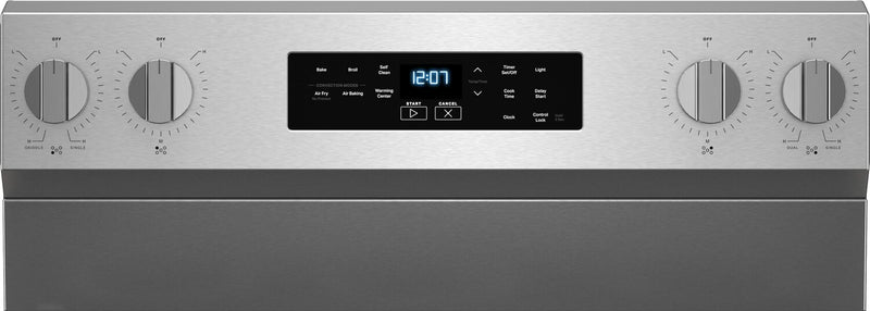 Cuisinière électrique Maytag de 5,3 pi3 et de 30 po avec friture à air sans préchauffage - acier inoxydable - YMFES6030RZ
