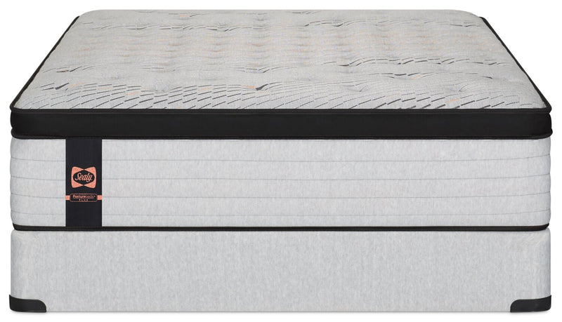 Ensemble Matelas semi-ferme à Euro-plateau Bronson PosturepedicMD Plus de série 1000 de Sealy pour lit simple