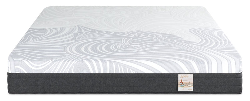 Matelas ferme à plateau-coussin dans une boîte Spa 8 de Springwall pour lit double