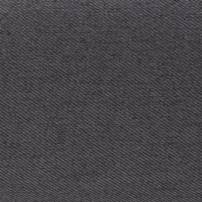Causeuse Brook de 84 po en tissu avec coussins capitonnés - anthracite