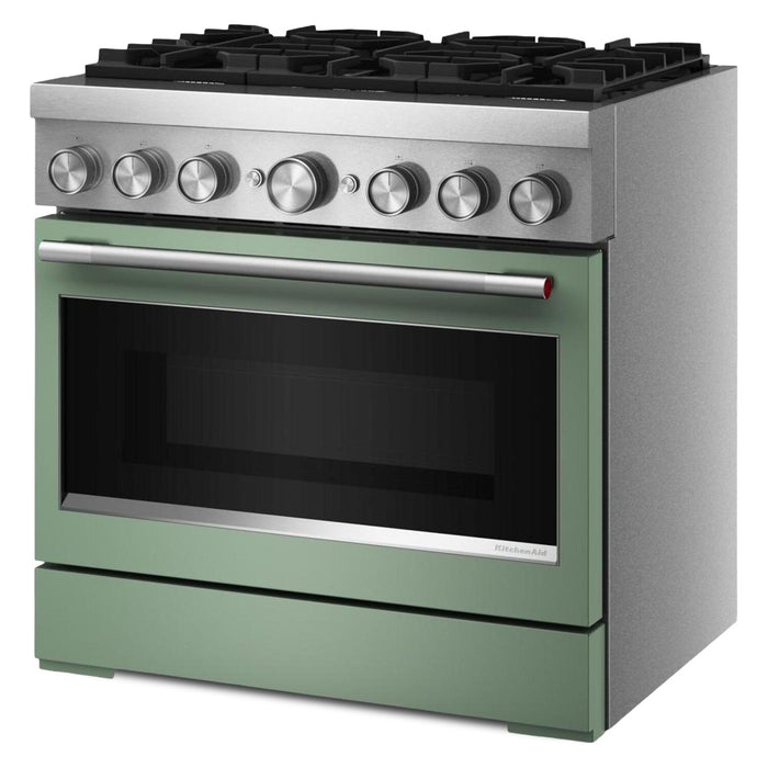 Cuisinière hybride KitchenAid de 5,1 pi3 avec friture à air sans préchauffage - cardamome - KFDS936SDC