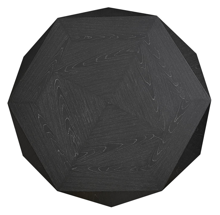 Table à café moderne Dawson de 37 po - noire